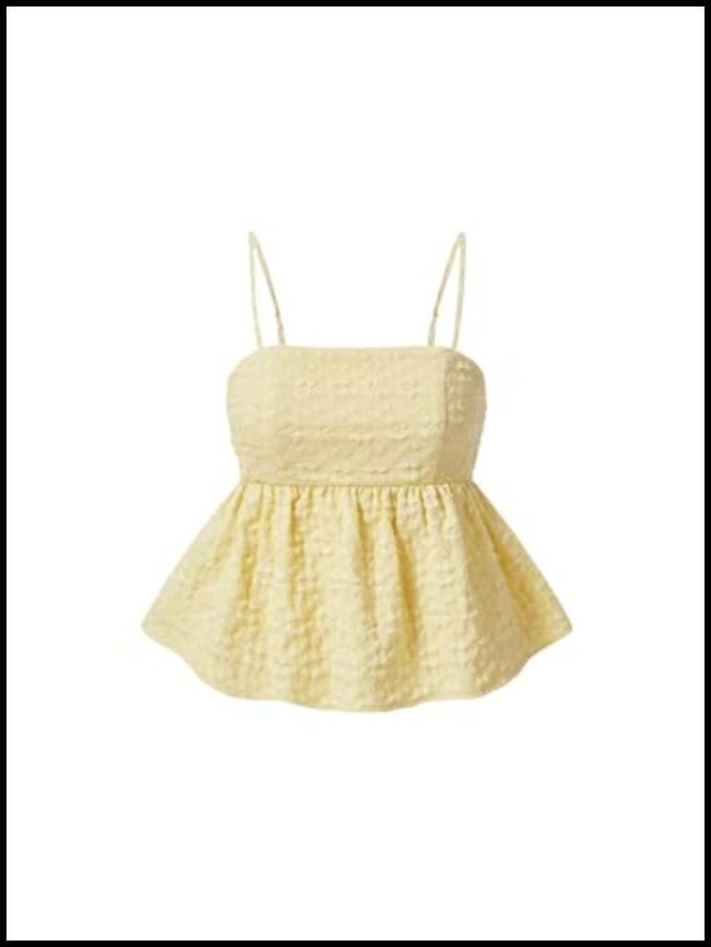 Women's Sleeveless Ruffle Tank Top Backless Square Neck Boho Summer